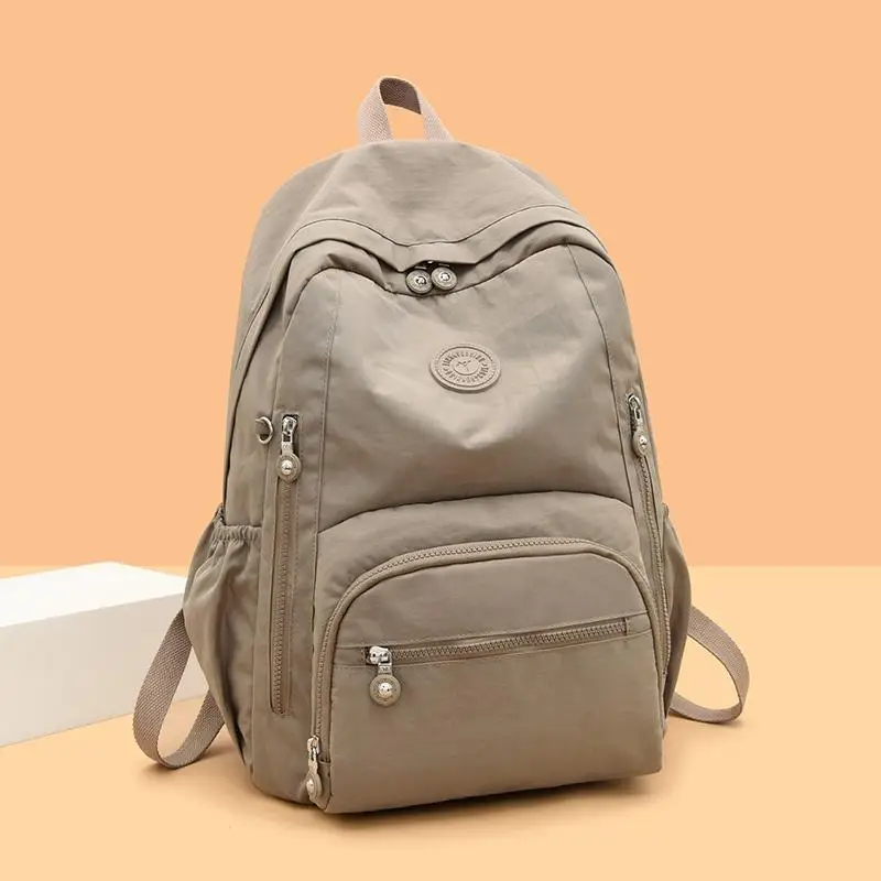 Ladies Outdoor Travel Large Capacity Backpack 2026 New Style Cloth Bag Multi-Pocket Student Bookbag Computer Big Backpack