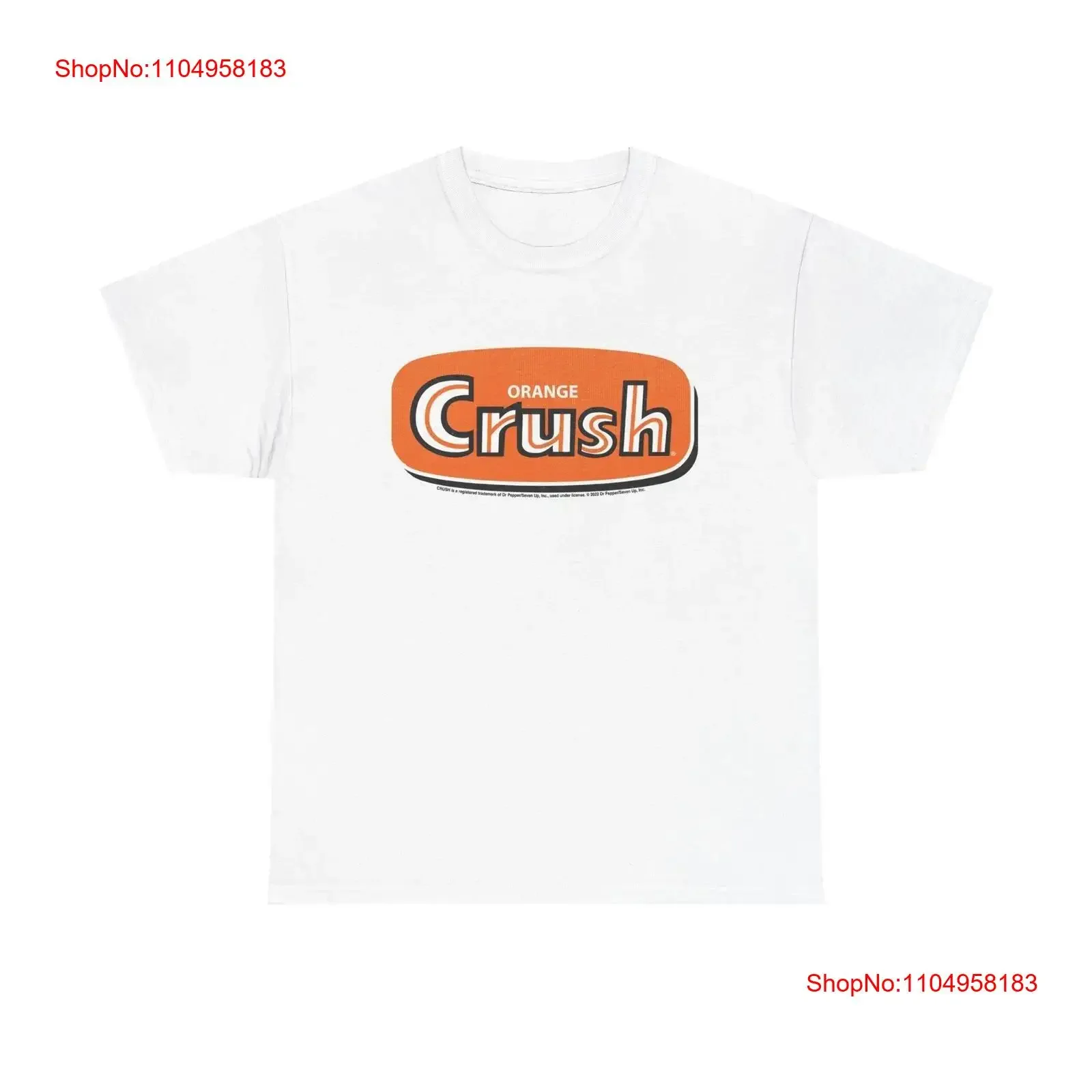 

Orange Crush Футболка Ретро Soda Logo Pop Can Винтаж Тяжелый хлопок винтажный стильный топ для повседневной носки дизайнерская одежда