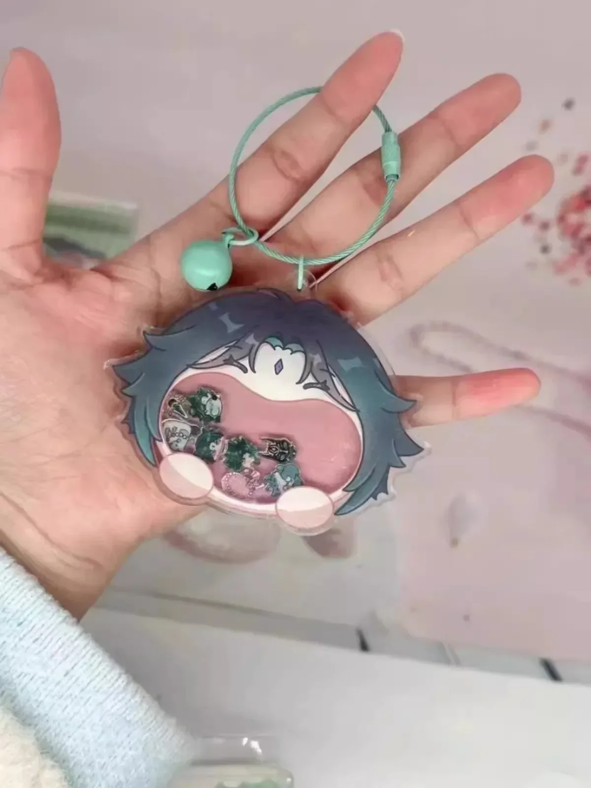 Аксессуары для косплея «сделай сам», игра GENSHIN IMPACT Xiao, аниме, 3D брелок Furina, акриловый кулон Yae Miko, подарок на Хэллоуин для детей