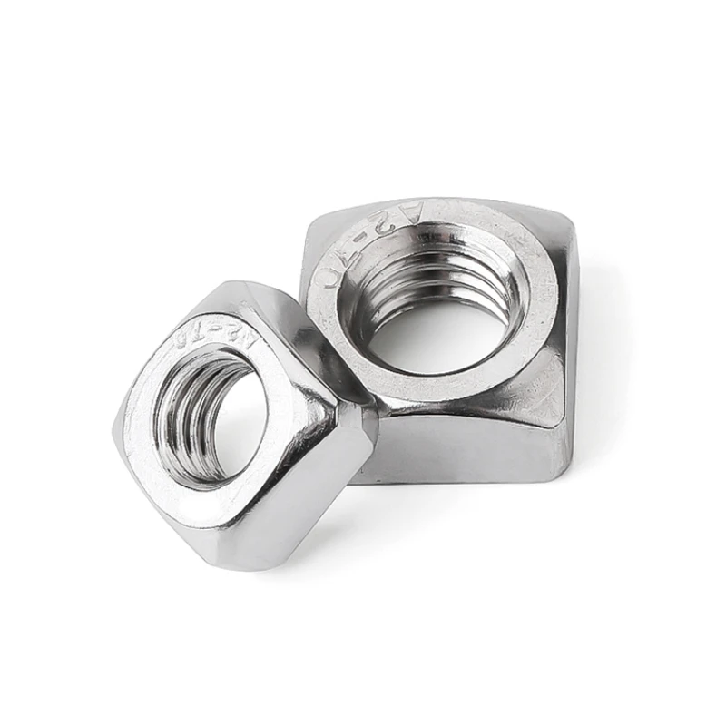 316 الفولاذ المقاوم للصدأ مربع الجوز ، السحابة مناسبة للبراغي متري والمسامير ، M3 ، M4 ، M5 ، M6 ، M8 ، M10 ، M12 ، 1 قطعة ، 2 قطعة ، 3 قطعة ، 10 قطعة ، 20 قطعة #3