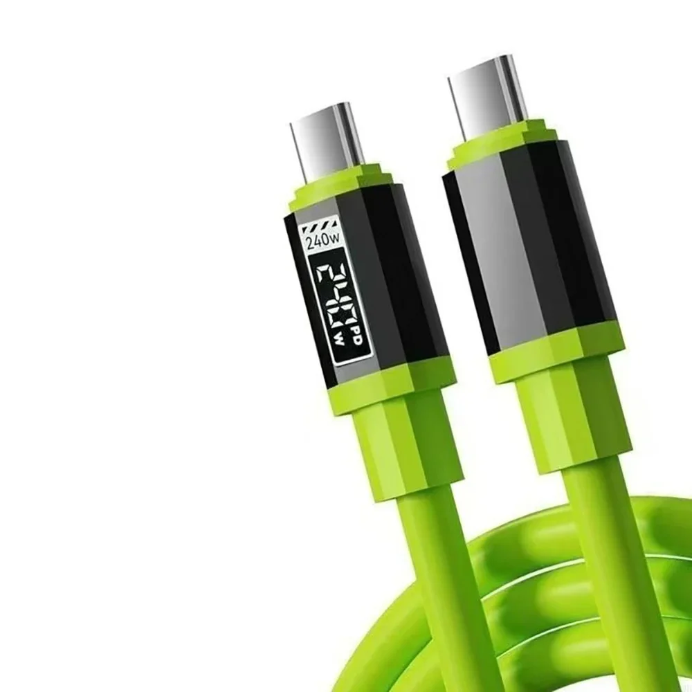 240W 0,3 m/1 m/1,5 m/2 m Quike Opladen USB Type-C Naar Type-C Datakabel USB A naar Type-C Voor iPhone Huawei Xiaomi Samsung Oplaadsnoer - afbeelding 2