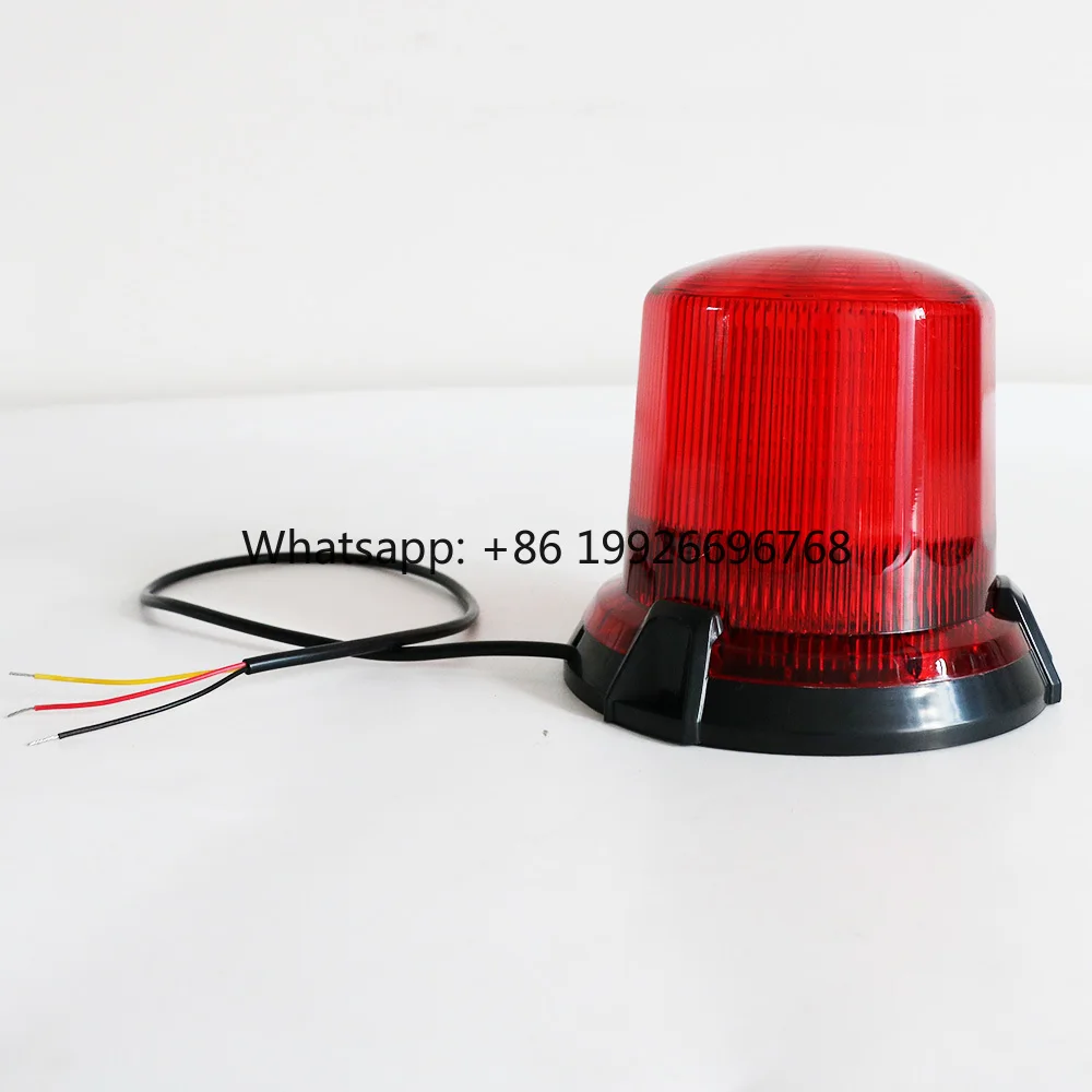 

Factory 90 LED Red Emergency Beacon Light School Bus Flashing Rotating Strobe for Vehicles Engineering Traffic Warning Product
