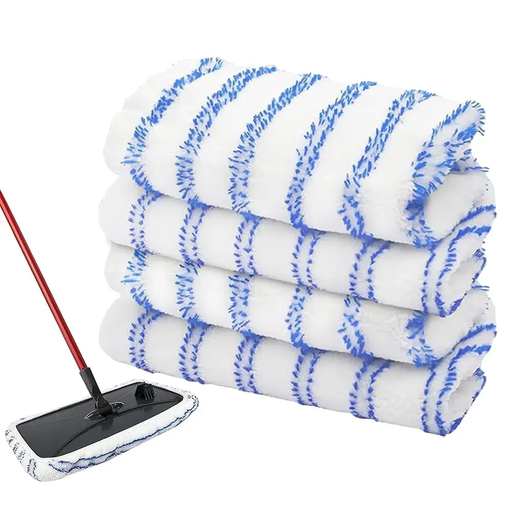 Mop Heads Replacements for O-Cedar Hardwood Floor 'N More Microfiber Mop, 15 X 8 Flat Dust Mop Heads Pads for O-Cedar Mop