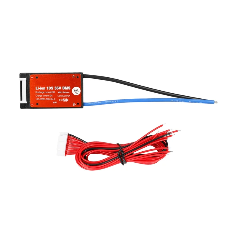 【Sleek Design】Used For Continuous Battery BMS Protection Board Li- Battery Pack 10S 36V 20A With Balance Function