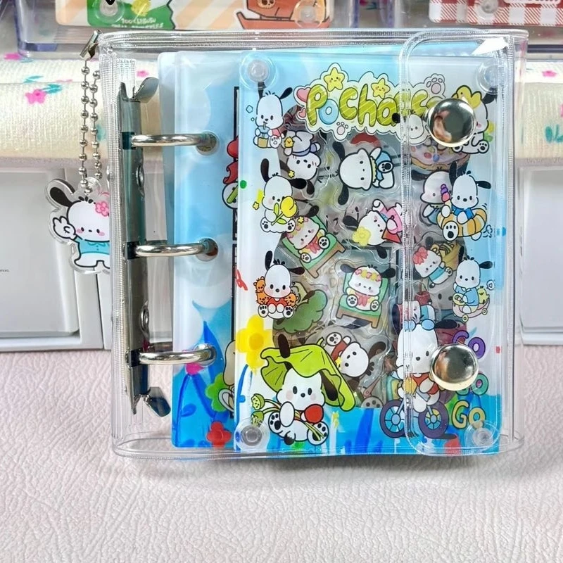 

A8 мультяшная акриловая карточная книга с частицами встряхивания, фотоальбом ручной работы, игровые карты и спортивные карты, книга для хранения кредитных карт