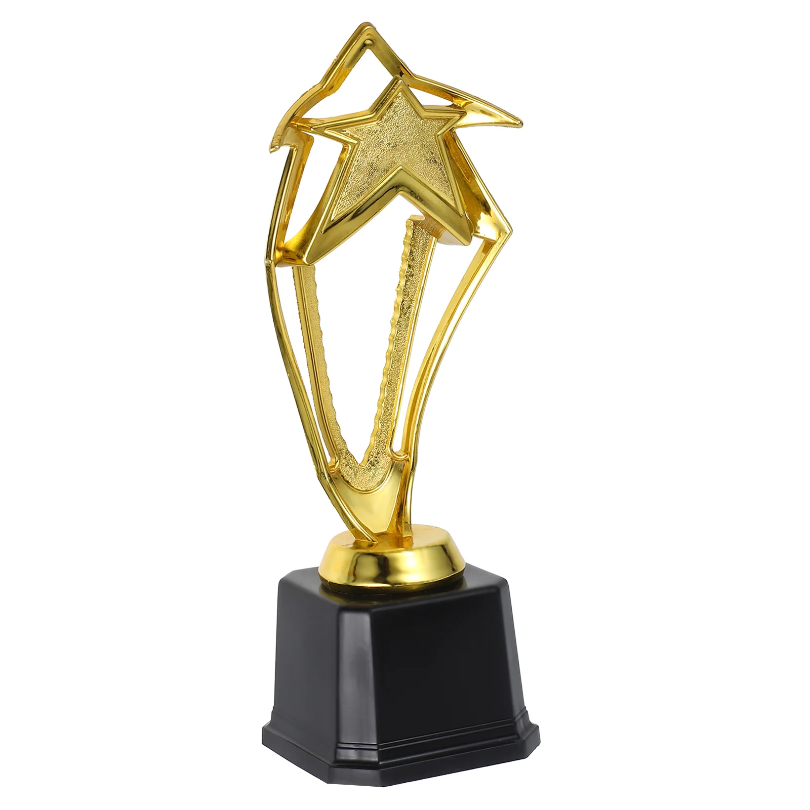 Great Efforts Trophy Golden Award Girl Hollow Out Ceremony Party Competition Star Design