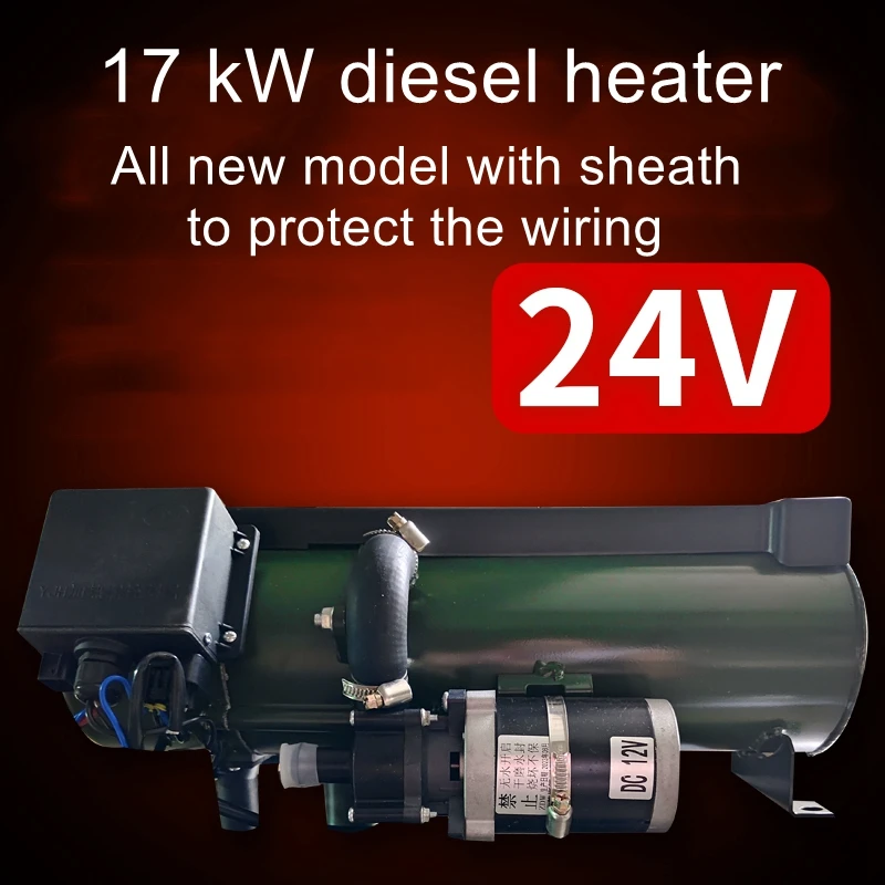 Diesel Verwarming Ketel Brandstof Voertuig Diesel Auto Heater 12KW 16KW 17KW 12v 24v Vrachtwagen Motor Voorverwarmer
