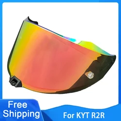 R2R Casco Moto Visiera Lente Per KYT R2R Sostituire Anti-UV Anti-Graffio Antipolvere Vento Scudo Accessori Moto