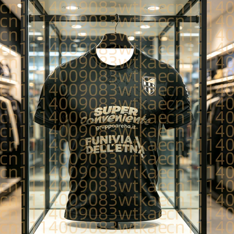 Camisa de Futebol Funivia Dell'Etna 2026 Best Seller Catania Branca, Vermelha e Azul para Homens - Confortável, Simples e Respirável (Estilo Praia)