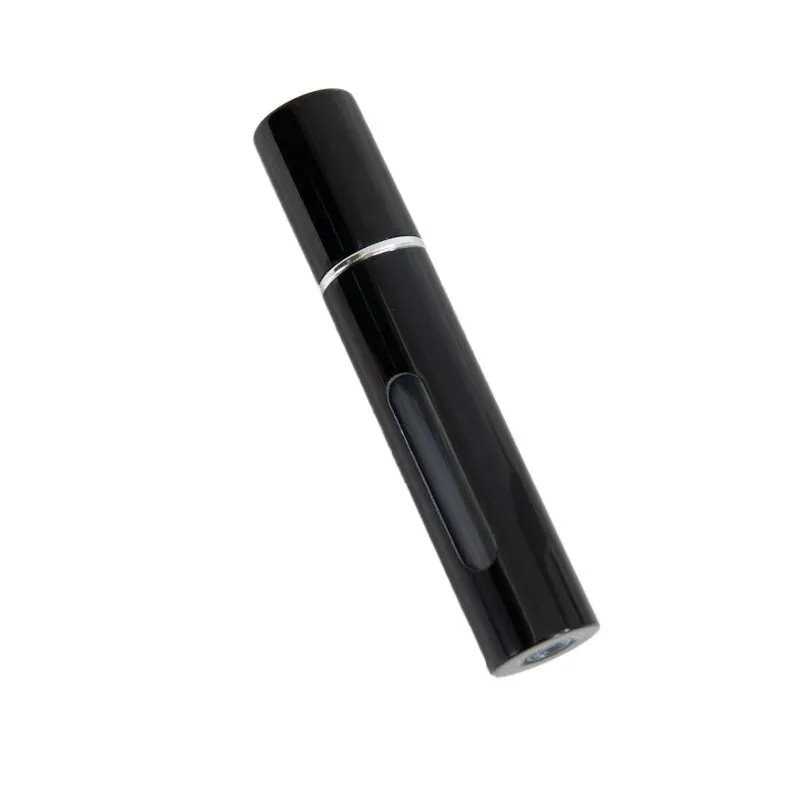 Dispensador de Perfume en aerosol ultrafino de 10ml, botella dispensadora de Perfume con ventana abierta pequeña Visible, botella de empuje de muestra de viaje portátil