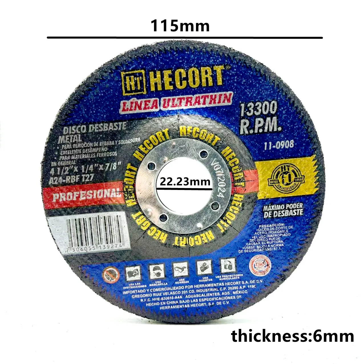 115mm Angle Grinder Metal Angle Grinder Stainless Steel Cutting Wheel Fiber Grinding Sheet Reinforced Resin Grinding Wheel Blade