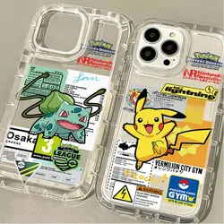 Etui Anime P-Pokemon na telefon Samsung Galaxy S24 Ultra S23 S22 S21 FE S20 Plus Note 20 10 Pro A34 A54 A33 A53 przezroczysta tylna okładka