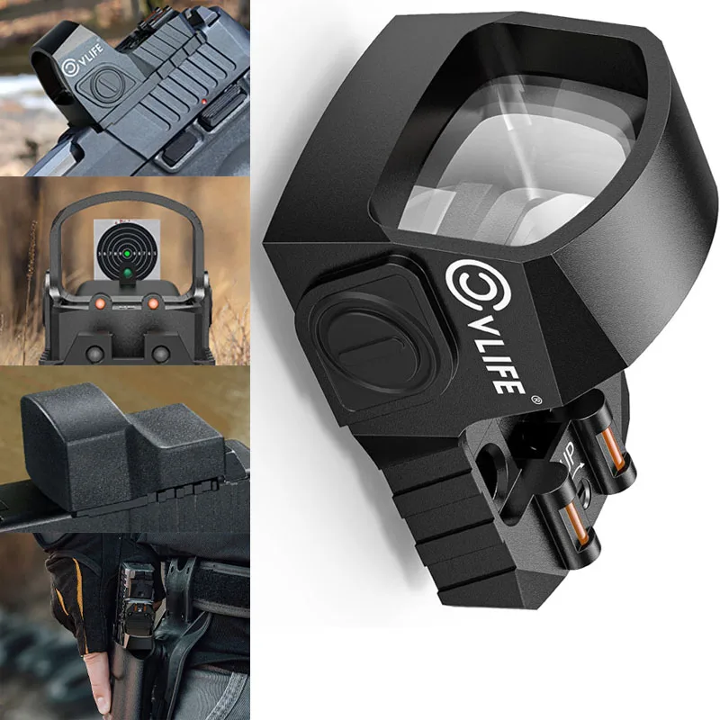 

WolfCovert M01 Motion Awake Red Dot Sight Compact Shockproof IPX6 Waterproof 3MOA Open Reflex MOS 21mm Picatinny Base