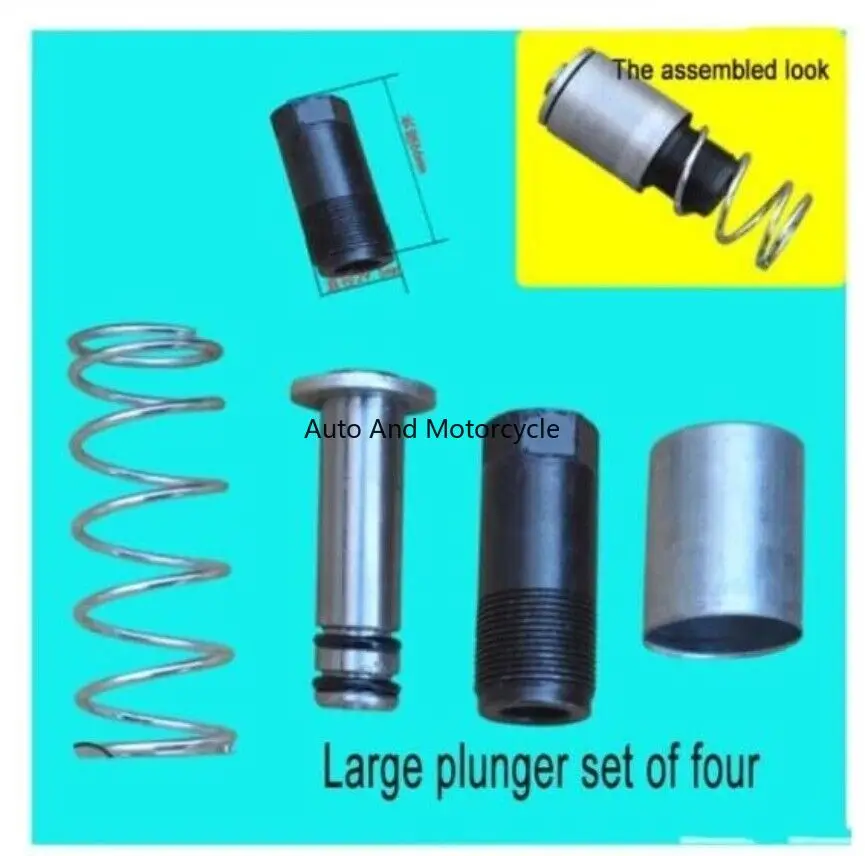 2 Set Jack Plunger Kit Horizontal Double Pump 3Ton With Spring Jack Repair Tools