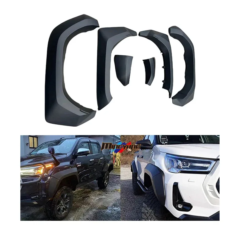 

Modification Hot Selling Auto Accessories Gr Sport Wheel Arch Pocket 2020 for Hilux Revo Fender Flares