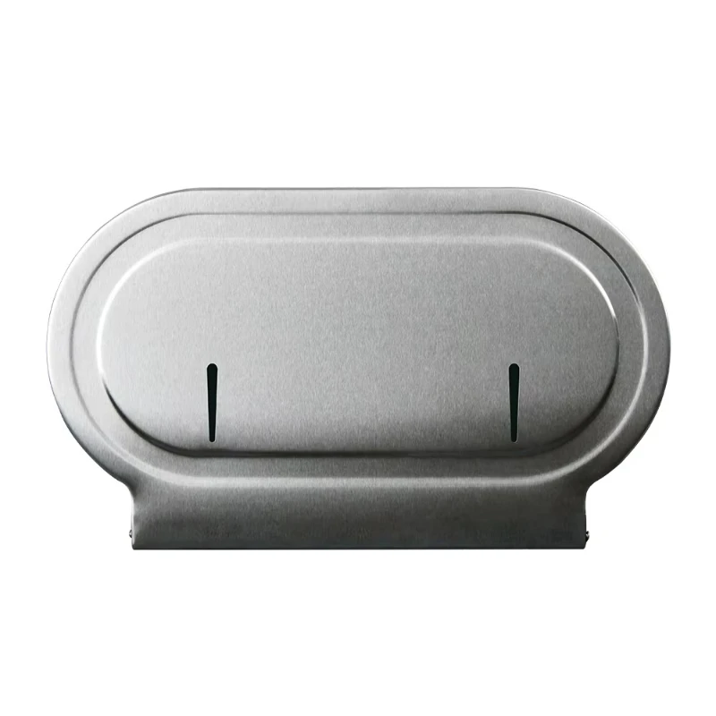Stainless steel double giant web dispenser wall-mounted large capacity