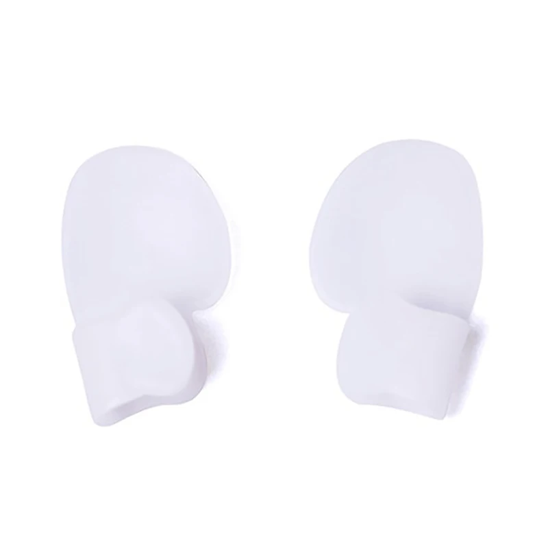 1 paio di separatori per dita dei piedi in Silicone riutilizzabili per dita dei piedi protezione per alluce valgo protezione per il regolatore dell'alluce cura del piede