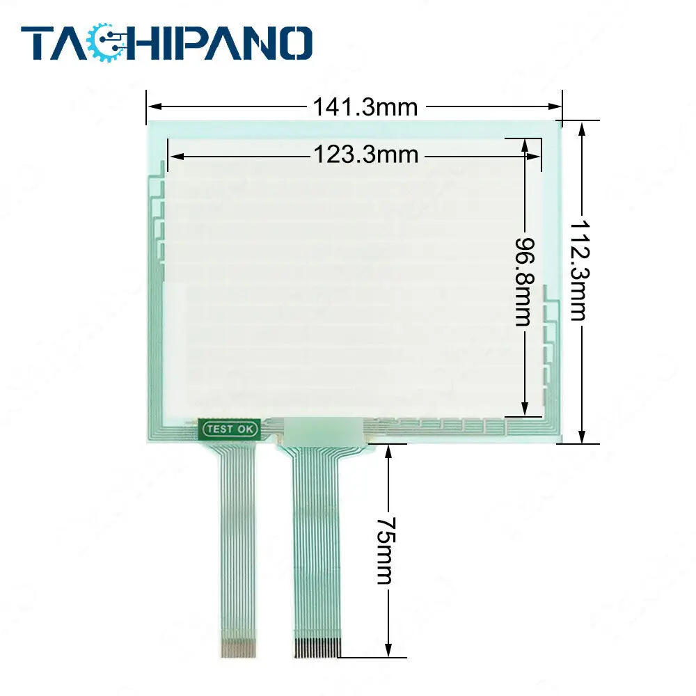 GLC150-BG41-FLEX-24V Touch Screen for Pro-face 2980036-02 Panel + Front Overlay