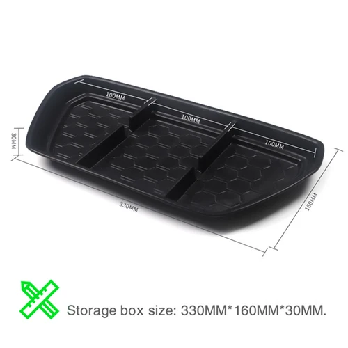 Imagen 2 del producto Bandeja de almacenamiento para salpicadero de coche, organizador de caja de consola Central, soporte Central para teléfono, accesorios interiores de coche, para Nissan Frontier 2022 +