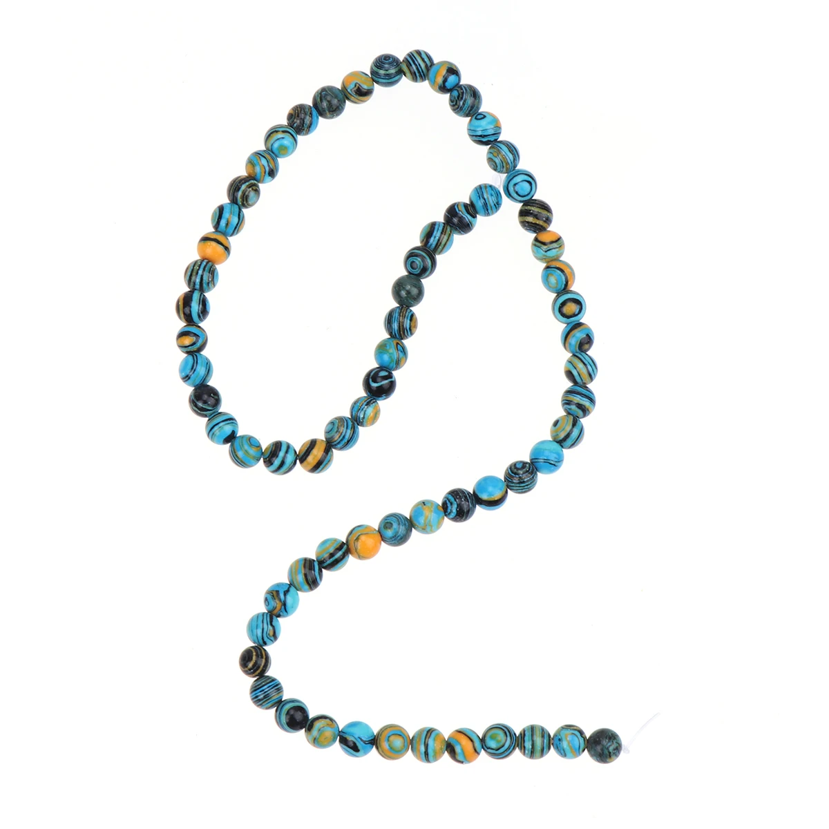 

62 Pcs Colored Stone Beads Round DIY Craft Beads Creative Accessories Jewelry Making Bracelet Home Decoration Projects