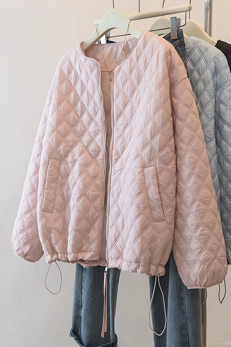 

Стеганая куртка 2025 года, женские парки, стеганое пальто с длинными рукавами, женские теплые зимние пальто, повседневная куртка для женщин