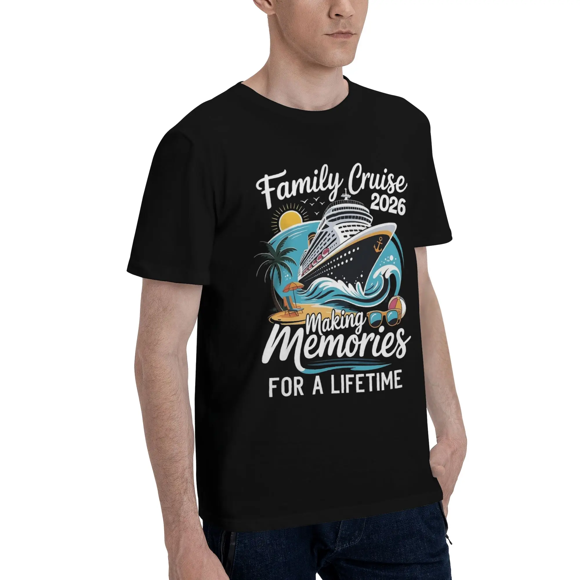 Men Women New Arrival Family Cruise 2026  T Shirt Tee Cotton Making Memories Together T-shirts Clothes