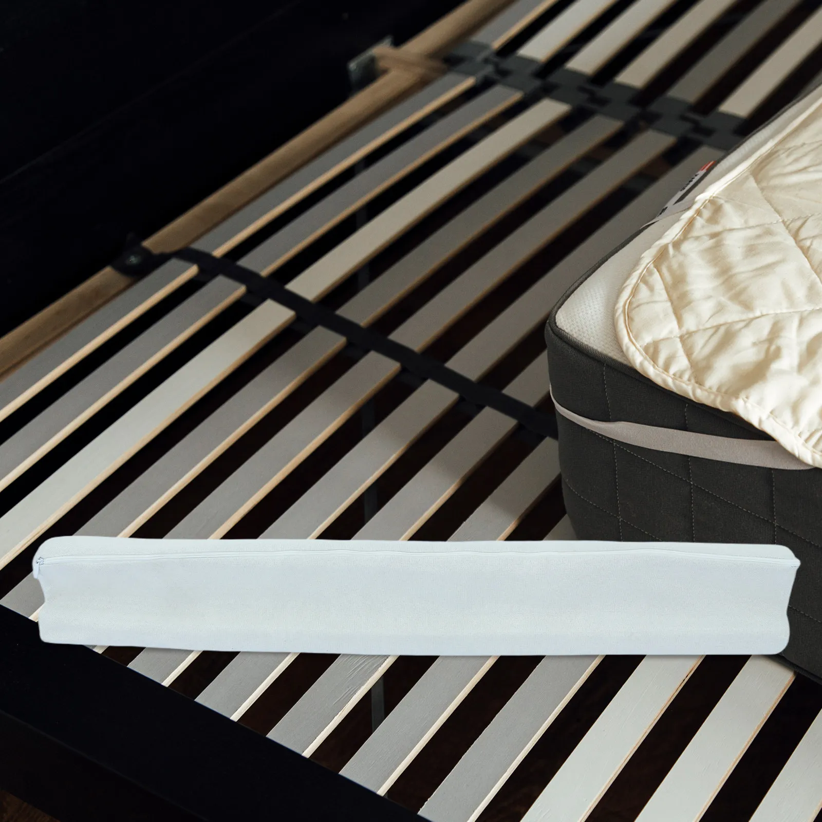 T Shaped Bed Gap Filler 31.5 80Cm Mattress Spacer Bridge Bed Wall Foam Insert Removable Washable Cover