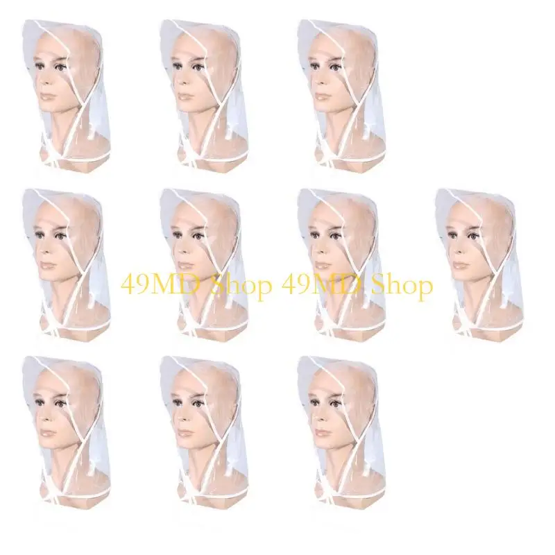 49MD PVC HAIR HAT لظروف الطقس الممطرة في الهواء الطلق استخدام غطاء محرك السيارة واضحة