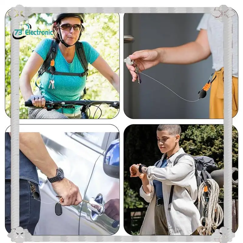 

24-часовая доставка, 6 упаковок, выдвижной брелок для ключей, сверхмощный выдвижной ремешок, держатель для бейджа, выдвижной зажим, выдвижной брелок для ключей Ke