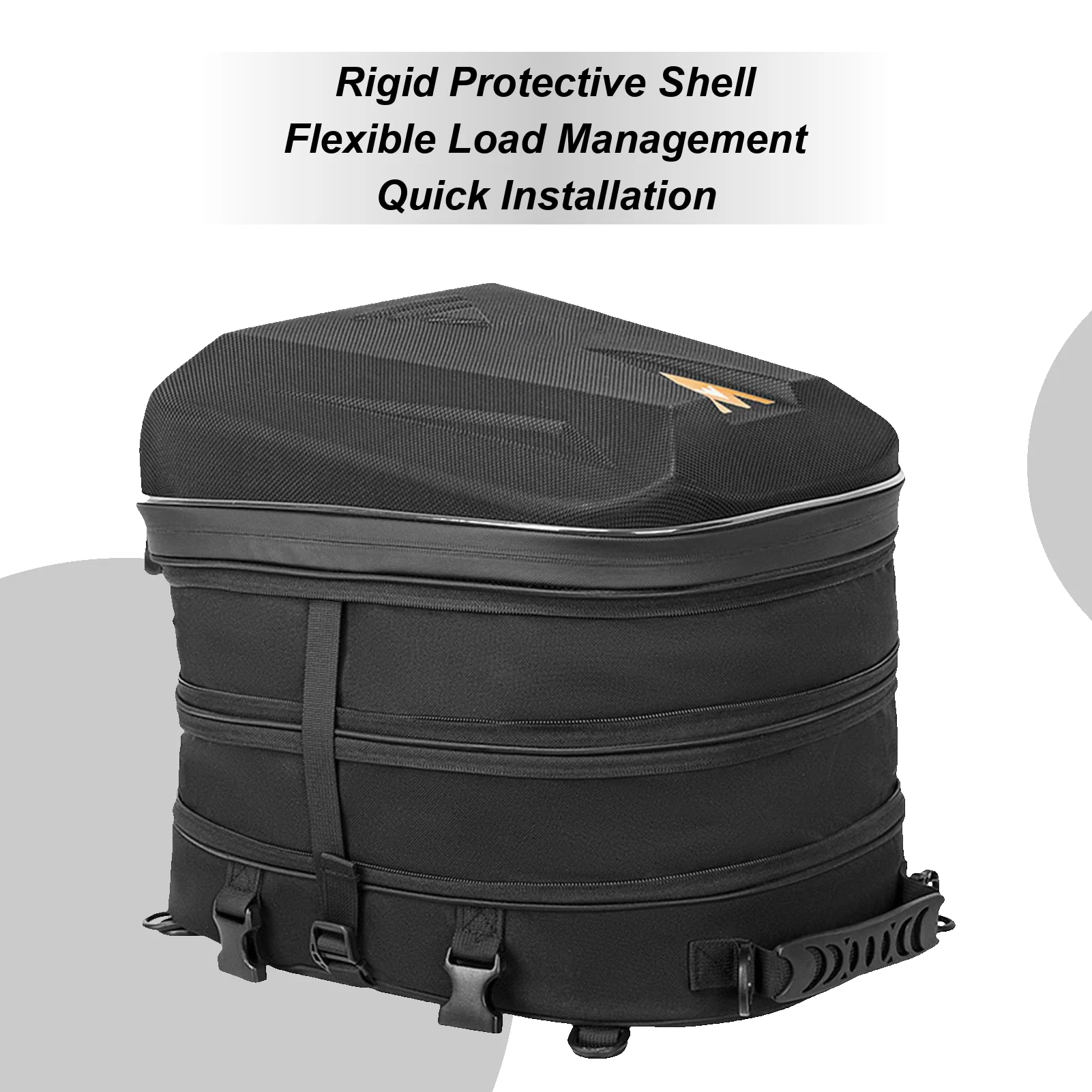 

Мотоциклетная сумка 20L-28L, расширяемая сумка, водонепроницаемая мотоциклетная сумка для багажа для мотоцикла, скутера, велосипеда, туризма, поездок на работу