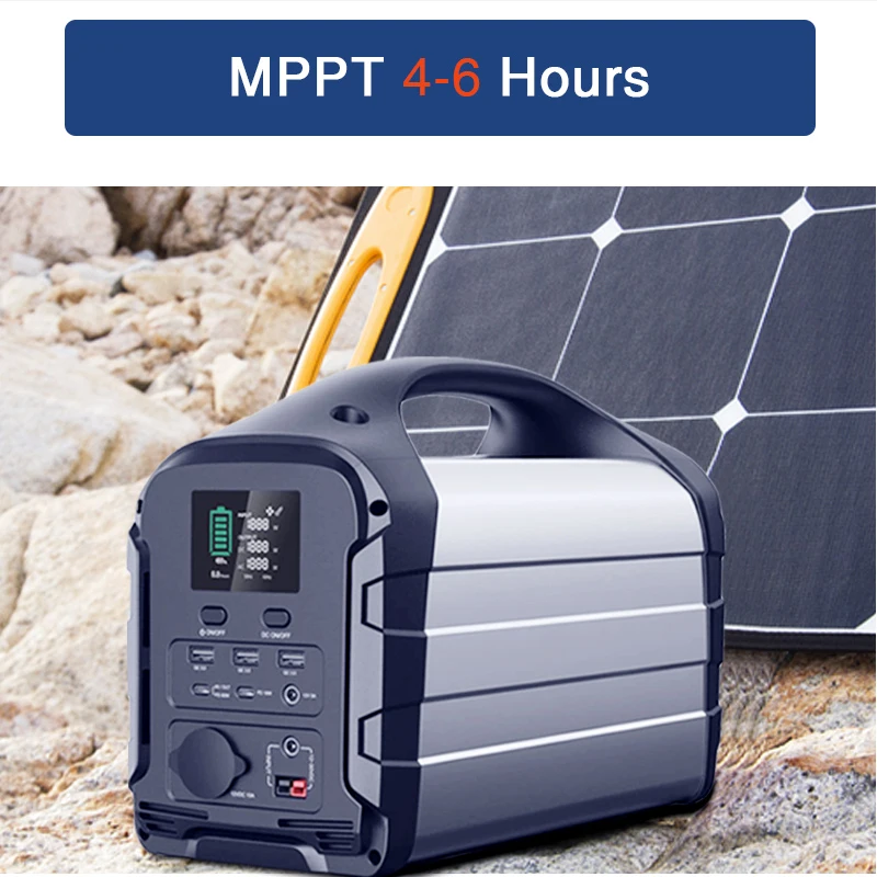 Best selling Maxbo 700W 621Wh lithium battery multi purpose portable solar power station generator