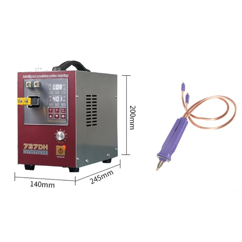 4.3KW18650 lithium battery welding machine New type auto small delay nickel induction spot welder 737DH touch spot welder