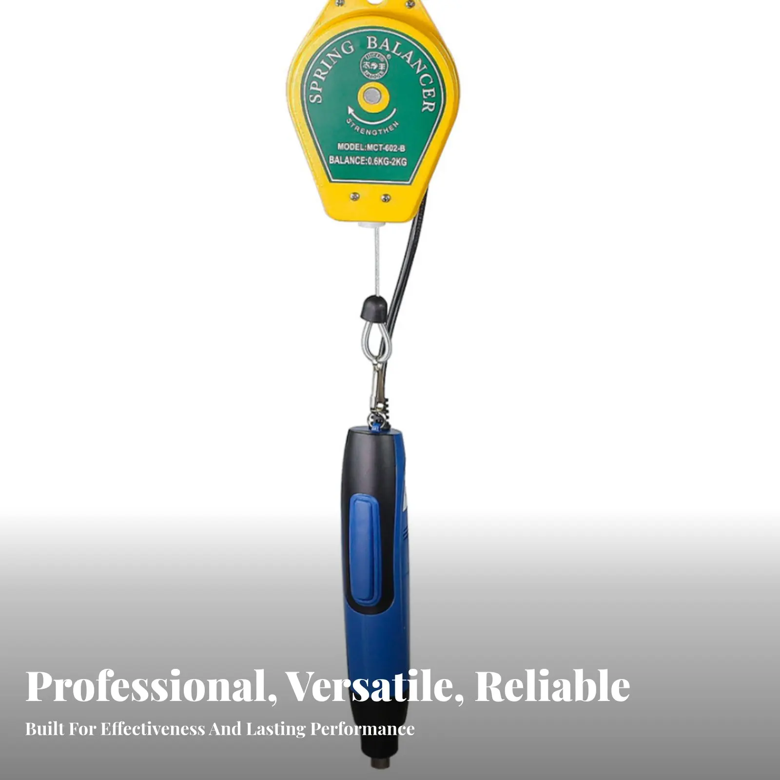 Retractable Tool Counterbalance Adjustable Tension Coil Counterbalance Retractable Tool Holder Long-Lasting Steel Wire Workshop