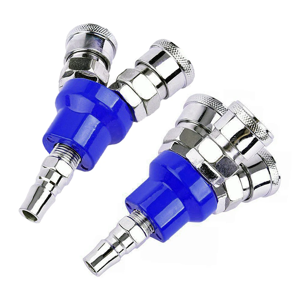 Pneumatic Connector For Air Compressor - SMV Round Two-way SMY Round Three-way Internal Thread Quick Connector - Pneumatic Tool
