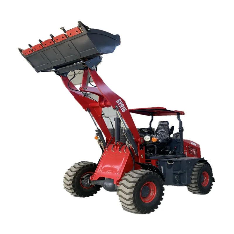 

SYNBON Garden Diesel Trench Digging Agricultural Machinery 4 Wheel Front Loader