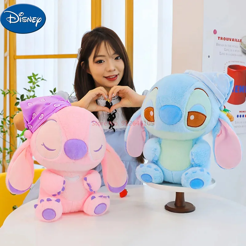 40-60cm Disney Stitch Plush Toy Cartoon Plush Doll Pp Cotton Filled With Super Soft Home Decoration Children's Birthday Gifts