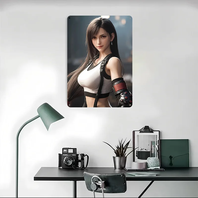 تيفا لوكهارت صورة معدنية ملصق علامات معدنية جدار الفن المرآب الديكور في المنزل مخصص تين تسجيل للديكور المنزل رجل الكهف #4