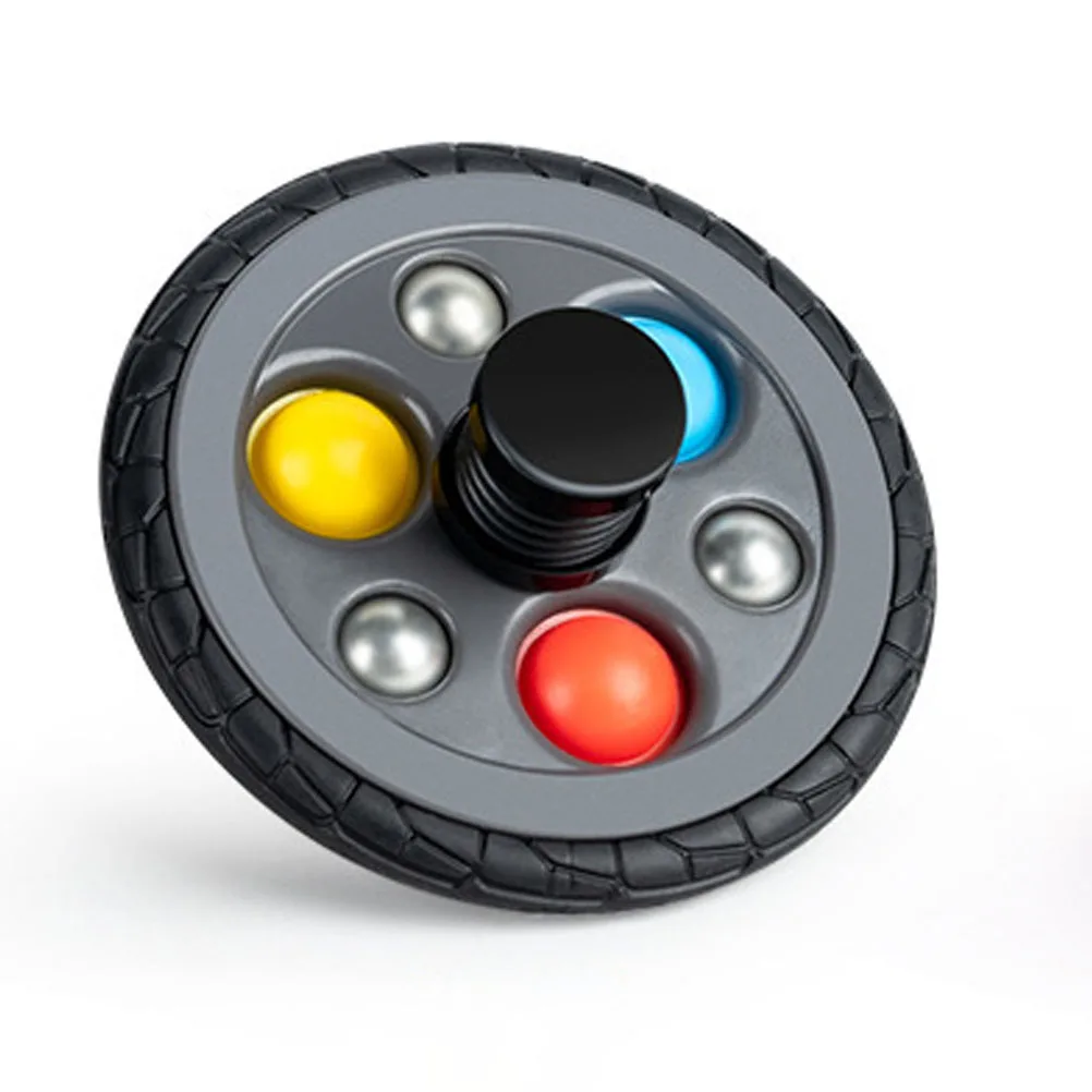 

Creative Tire Shape For Kids Educational Rotating Plaything Bouncing Spinning Gyro Funny Children Plastic Small Gyro Parent