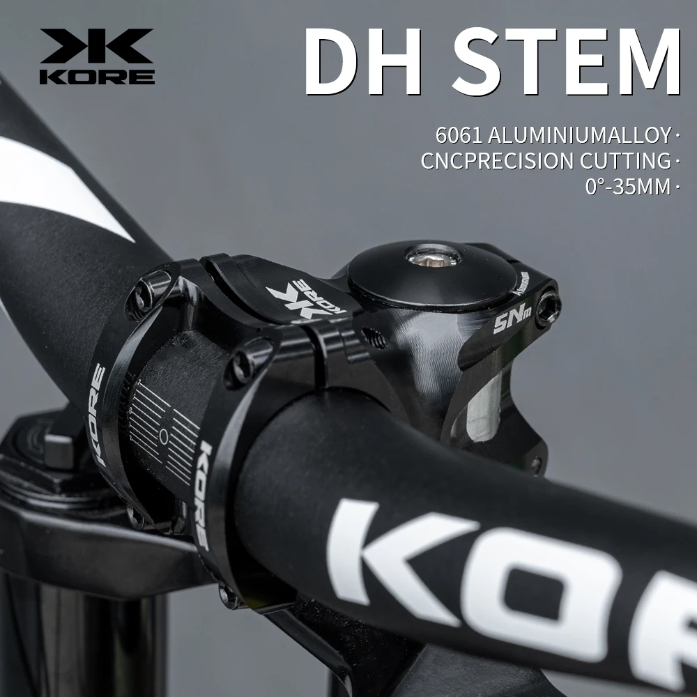 KORE 自転車 DH ステム 35mm MTB ロードバイク アルミ合金 ショート