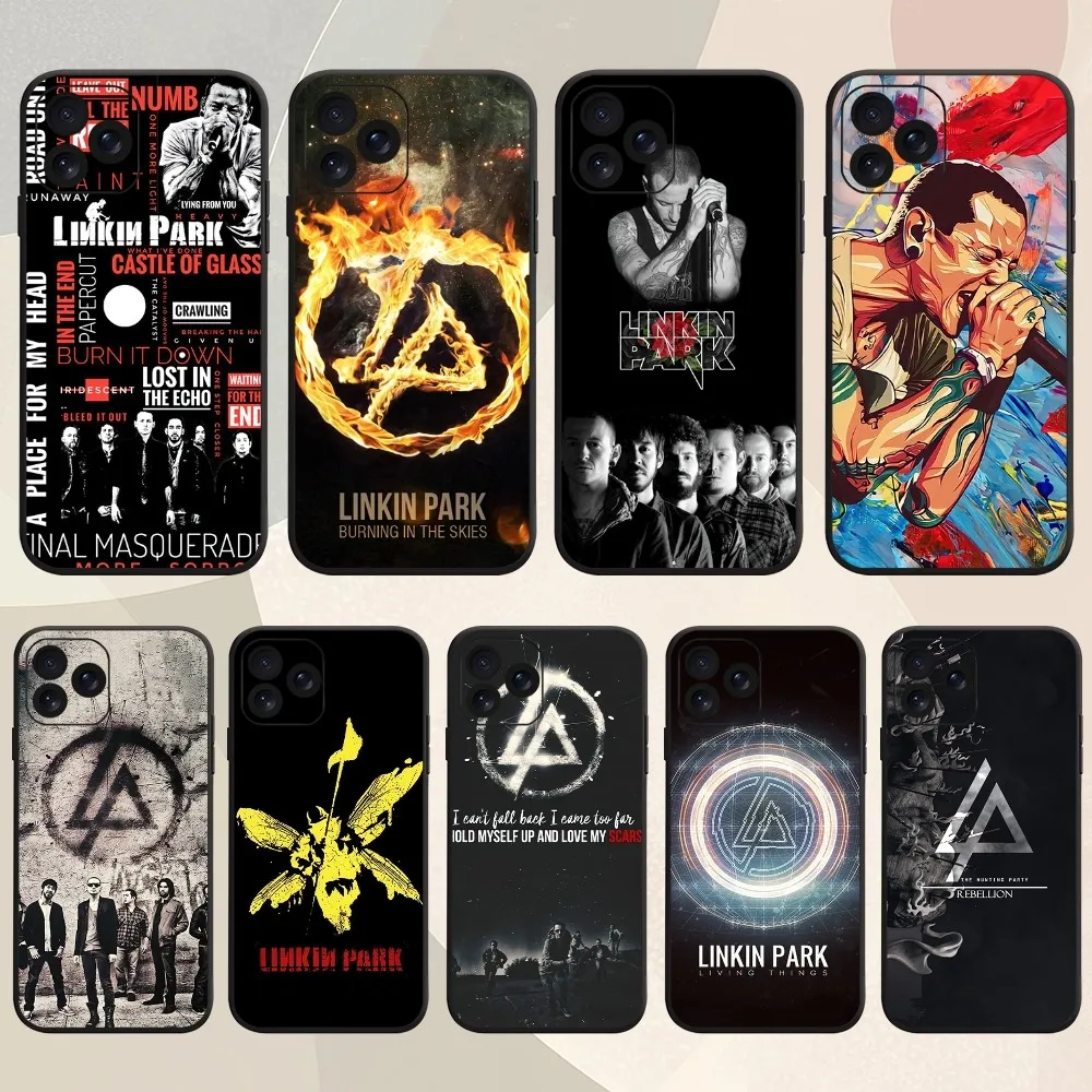 Hot L-Linkin Band P-Park Rock Phone Case For iPhone 8 14 Mini X 15 XS 12 MAX 11 13 Xr Pro Plus Shell