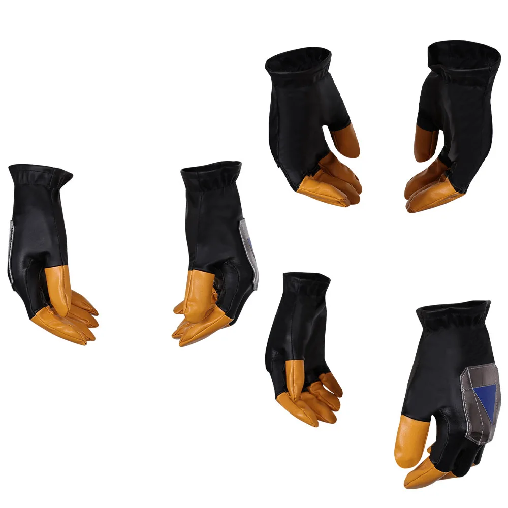 Guantes de Caballero de Cosplay Din Djarin para hombres adultos, película Space Battle Roleplay, cubiertas de dedos, fiesta de Halloween, accesorios de disfraces de lujo