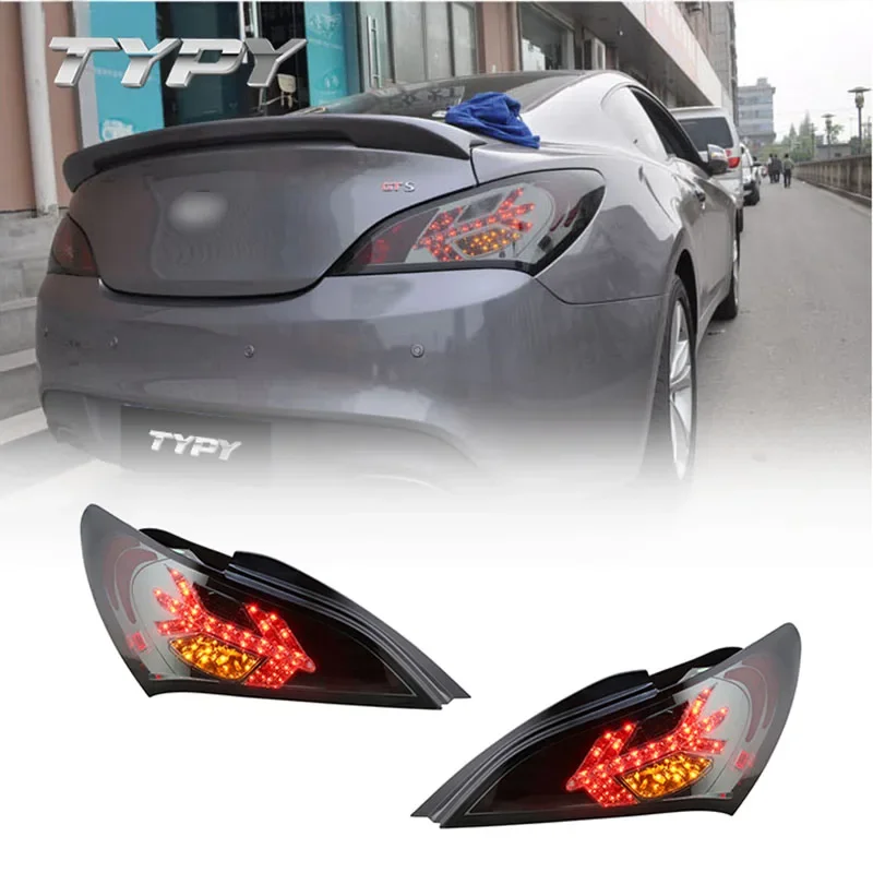 Car Tail Lamp Rear Lamp Accessories Modified LED Taillamp Tail Light For Hyundai Genesis Coupe 2009-2012custom