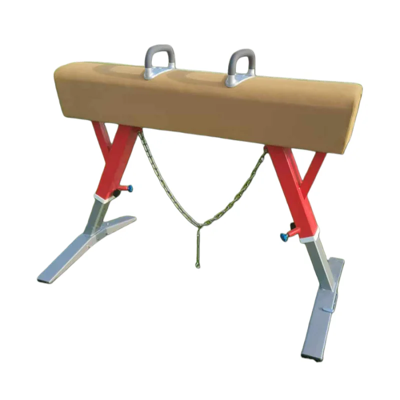 Gymnastics Pommel Horse & Goat Vault Training Equipment Jumping Box for Sports Competition & Physical Exercise Customized