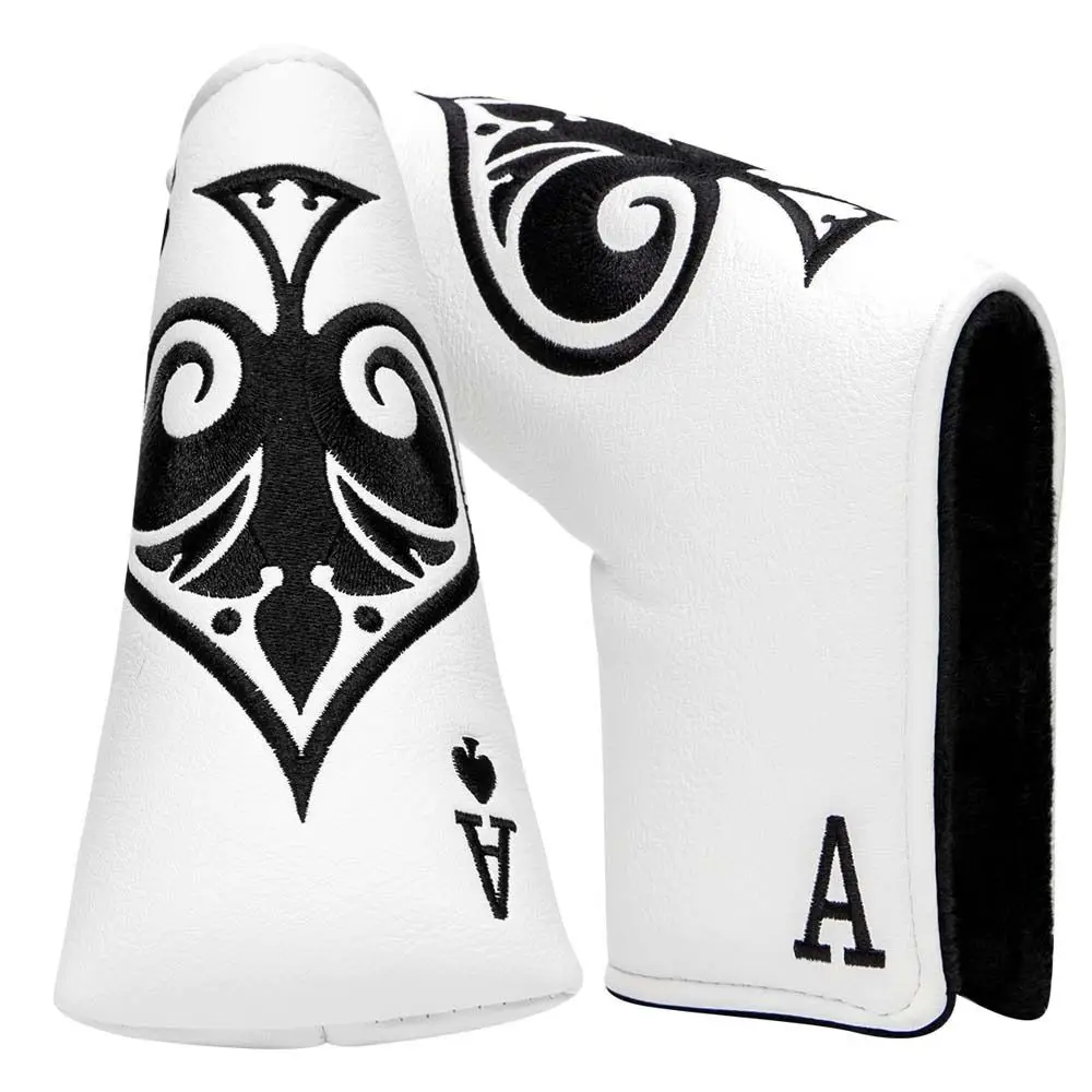 Putter Driver Covers Fairway Cover Hybrid Cover Spade A Golf Headcover Golf Head Cover Golf Club Headcover Golf Putter Cover
