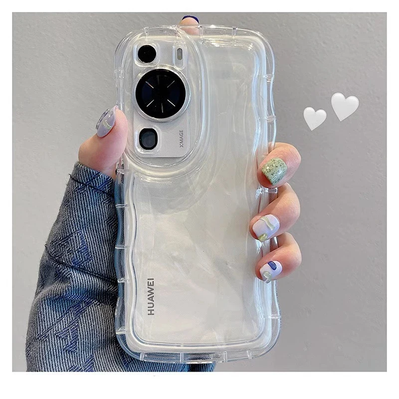 غلاف ناعم من البولي يوريثان الحراري لهاتف هواوي P60 P50 P40 P30 Mate 40 30 20 Pro Nova 8 7 SE Honor Magic 4 5 Lite غطاء وسادة هوائية رقيق من السيليكون