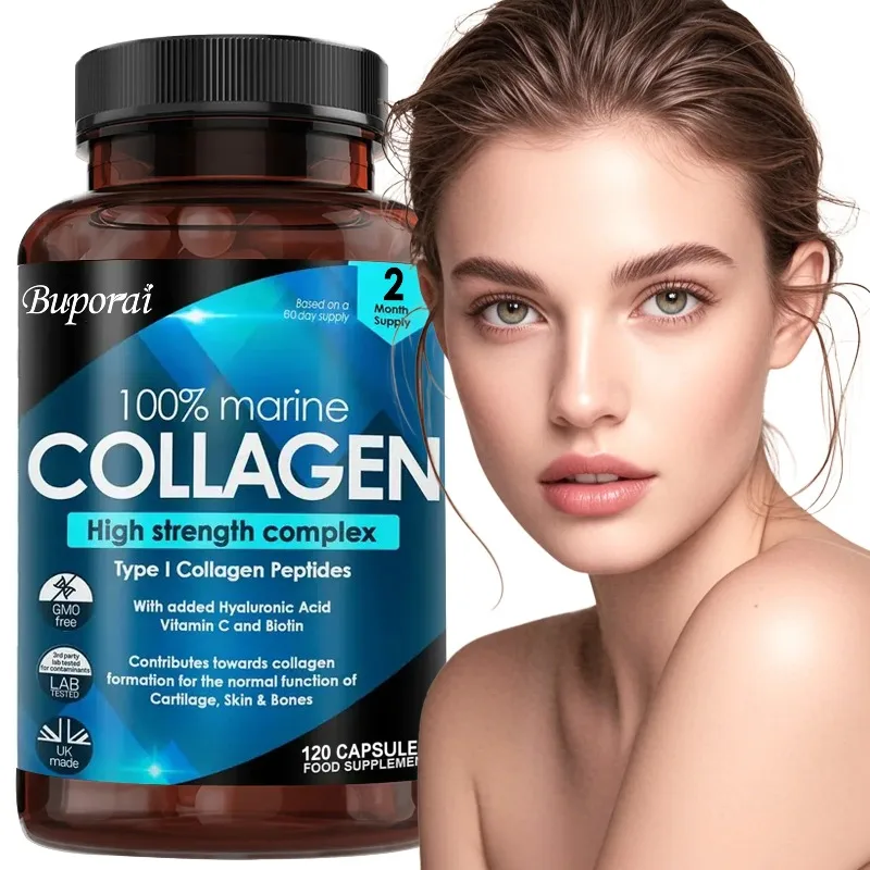 

Collagen High Strength Complex - Enhance Immunity, Promotes Healthy Hair, Nails and Skin, Boosts Energy Levels, Non-GMO