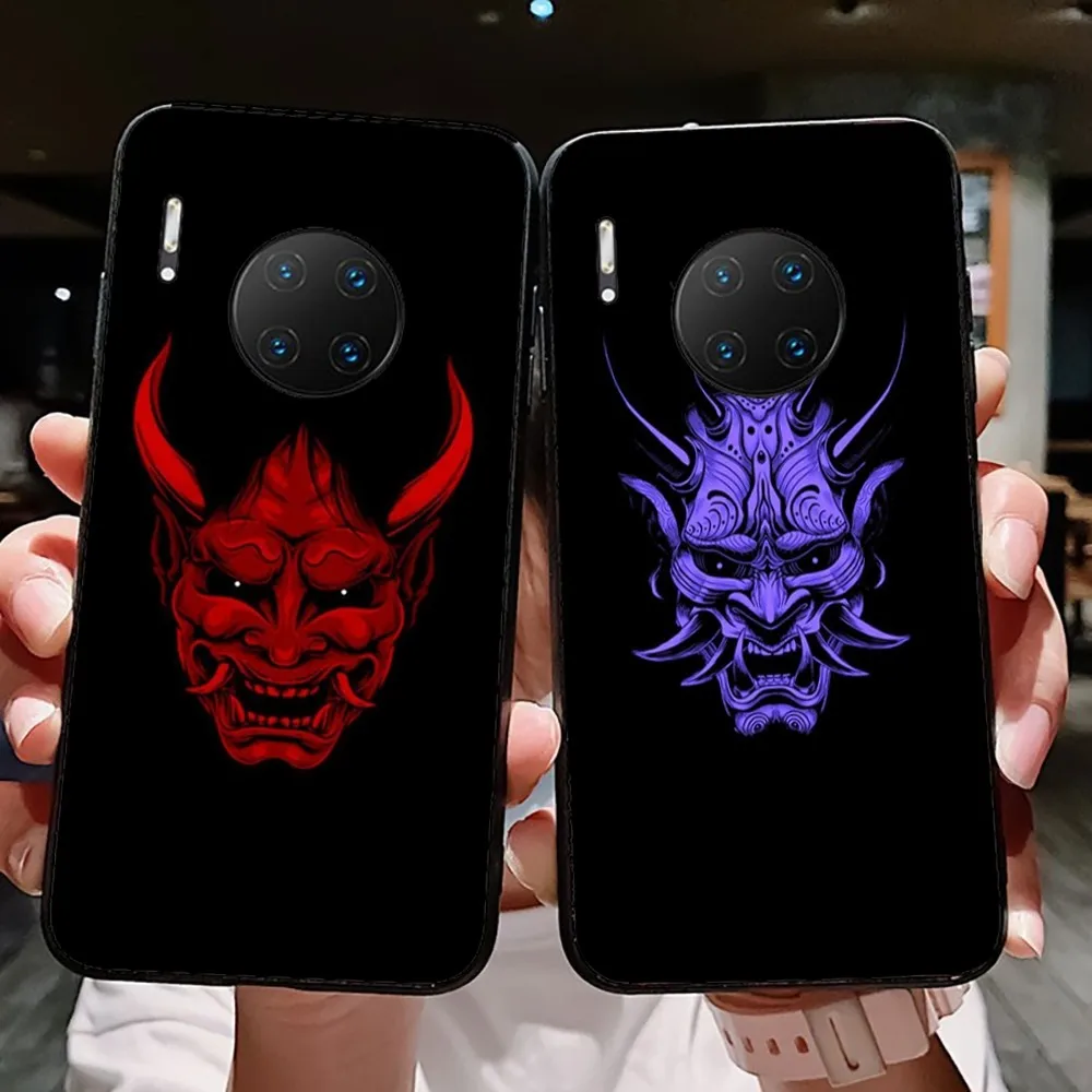 

Japanese Oni Hannya Demon Mask Mousepad For Huawei Mate 10 20 30 40 50 Lite Pro Nova 3 3i 5 6 SE 7 Pro 7SE