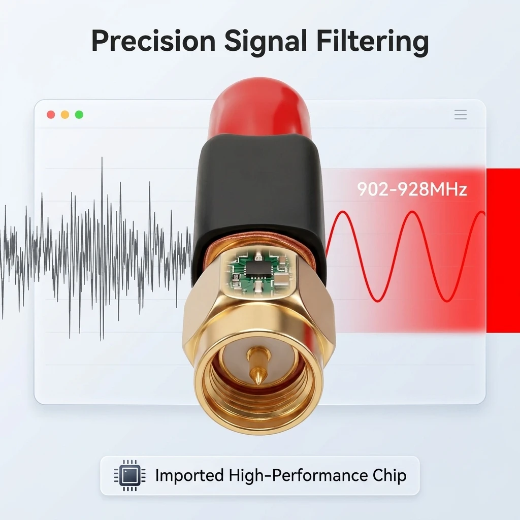 filtro-passa-banda-de-915-mhz-conector-sma-com-revestimento-dourado-15-dbm-50-Ω-para-transceptor-rfid-lora-rf-modulo-industrial-de-iot-sinal-estavel