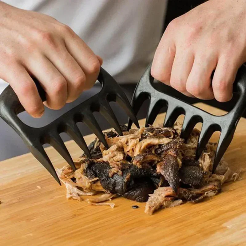 BBQ Accessories Meat Shredder Strong Pulled Pork Puller BBQ Fork Bear Claw Fruit Vegetable Slicer Cutters Cooking Tools