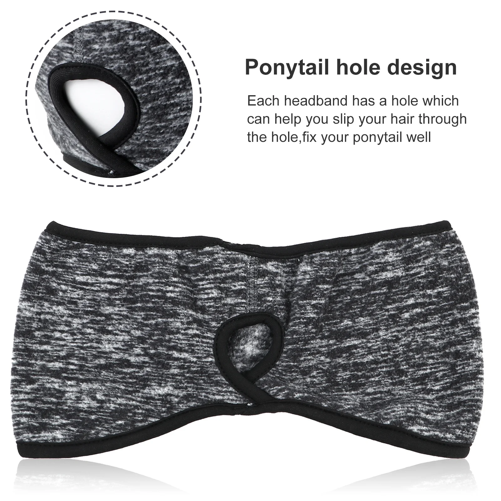 

3Pcs Cold-Proof Ear Warmer Headband Full Cover Sports Ear Muffs Earband Protector for Running Cycling Hiking Outdoor